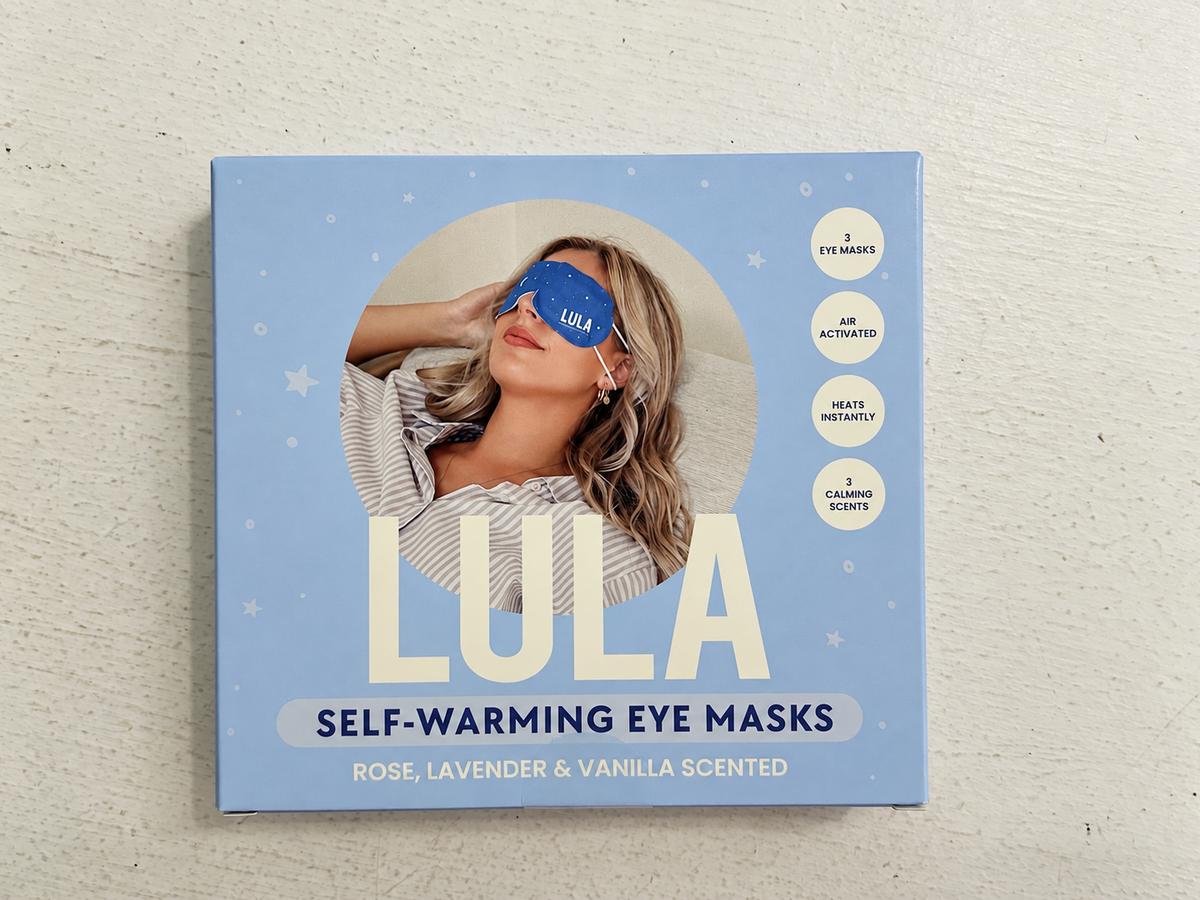 Lula Self Warming Eye Masks - 3 Pack (Vanilla, Rose & Lavender)