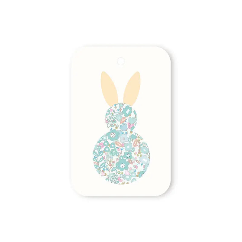 Easter gift tag - blue