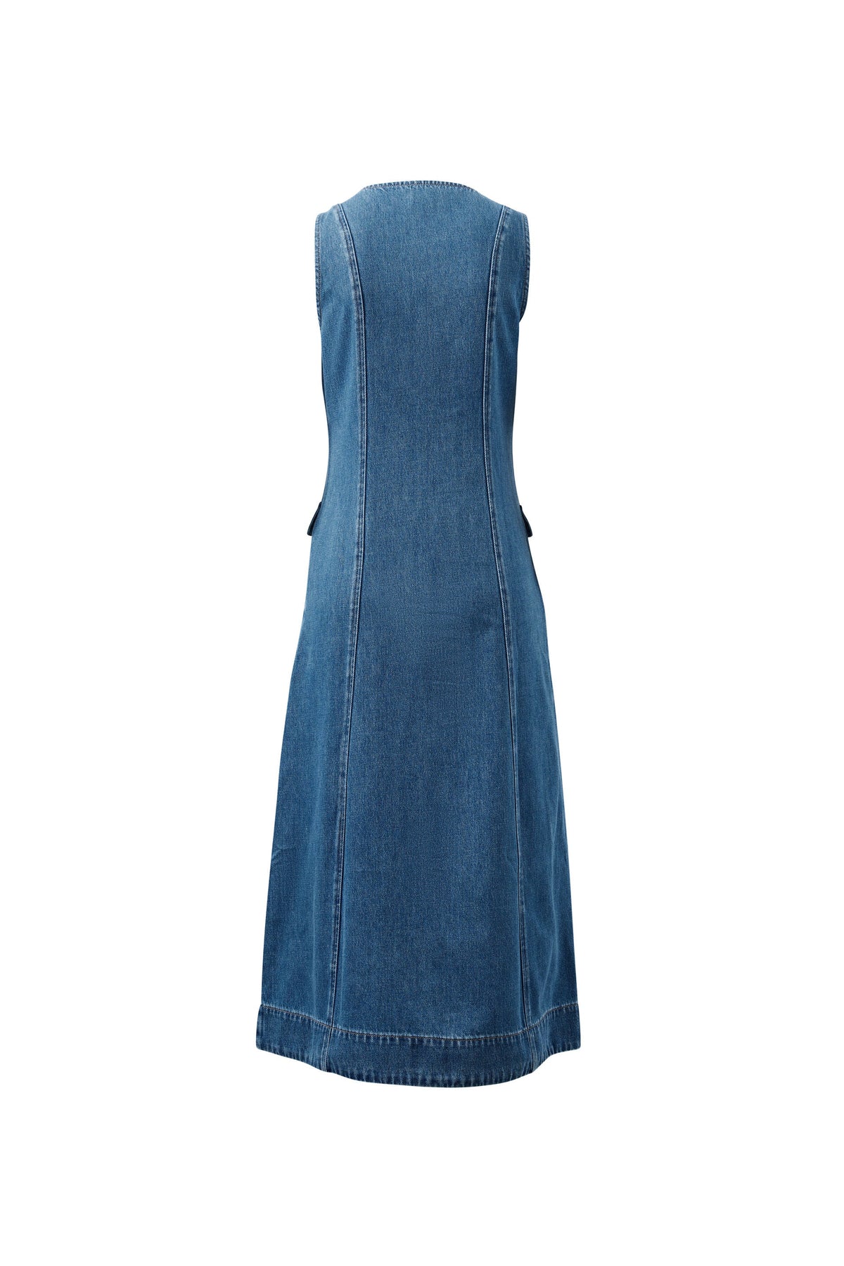 Taylor Denim Midi Dress - Fresh Indigo