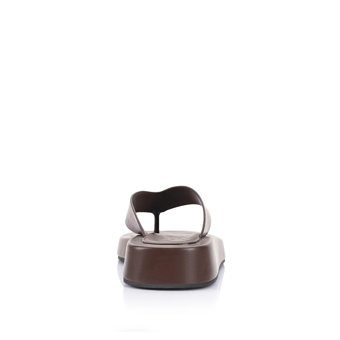 BOUNCER II FLATFORM THONGS - CHOCOLATE BROWN