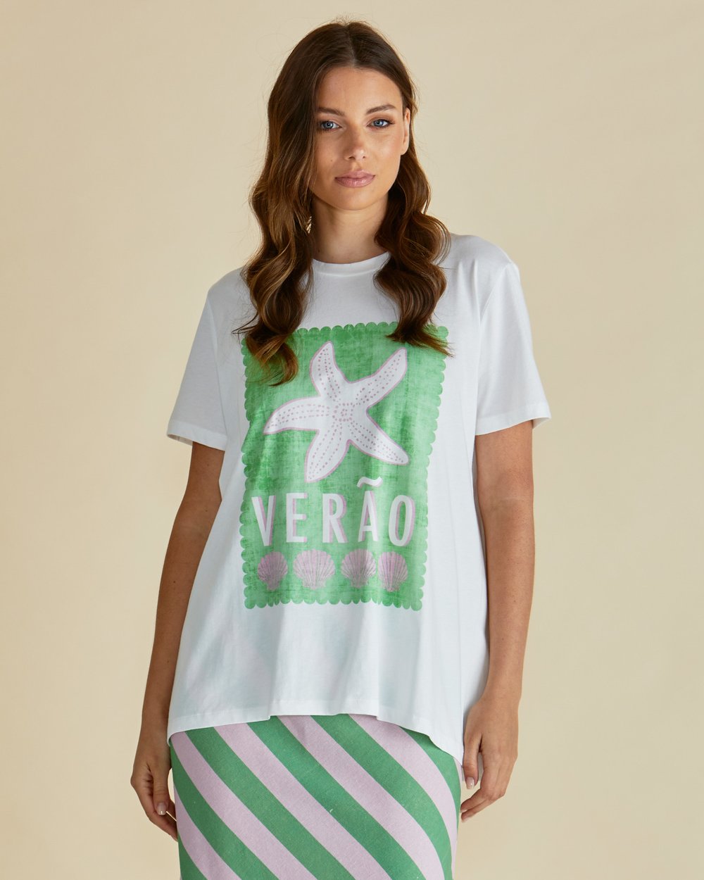 Ellia Crew Tee - Verao Print