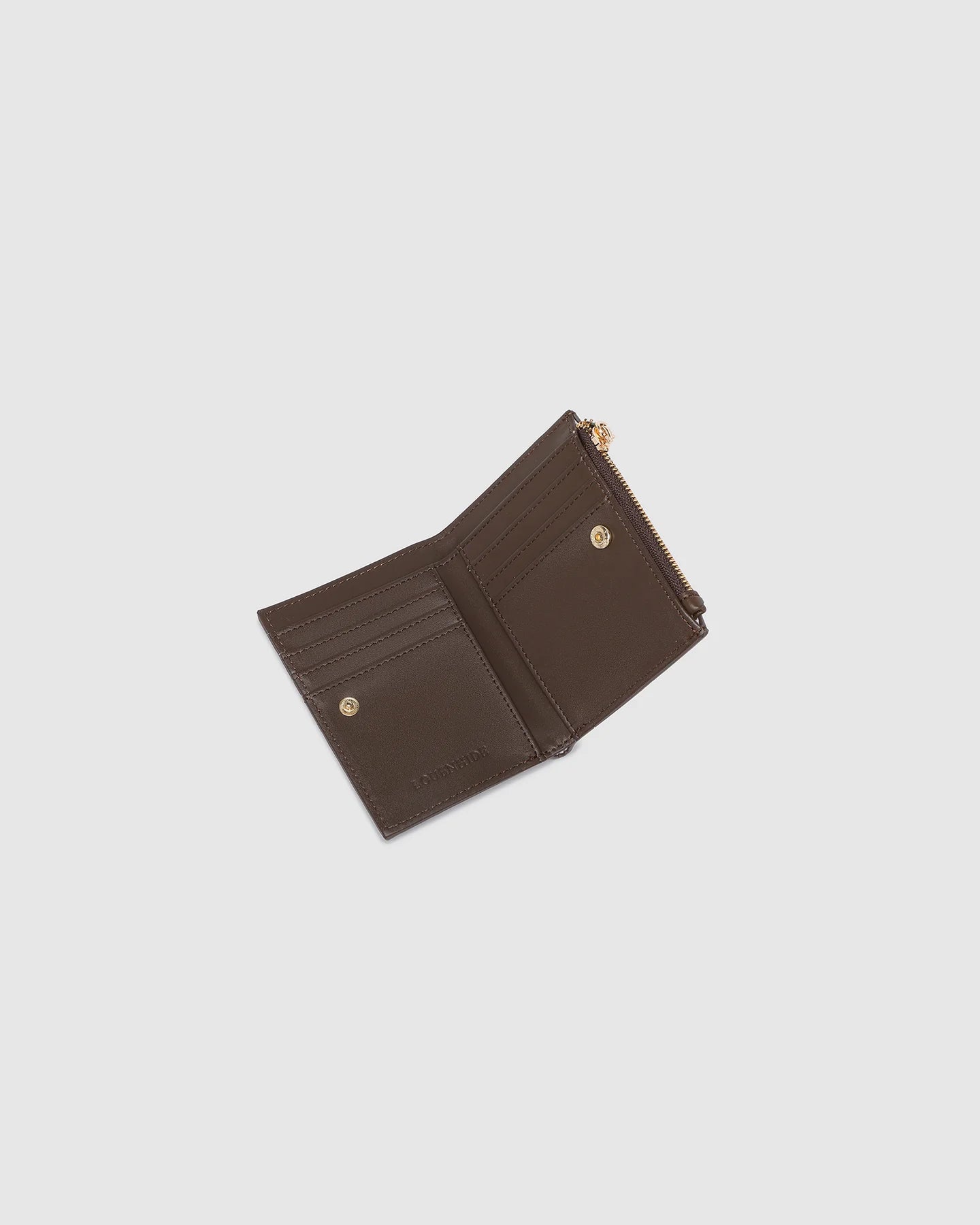 Lily Wallet - Woven Chocolate