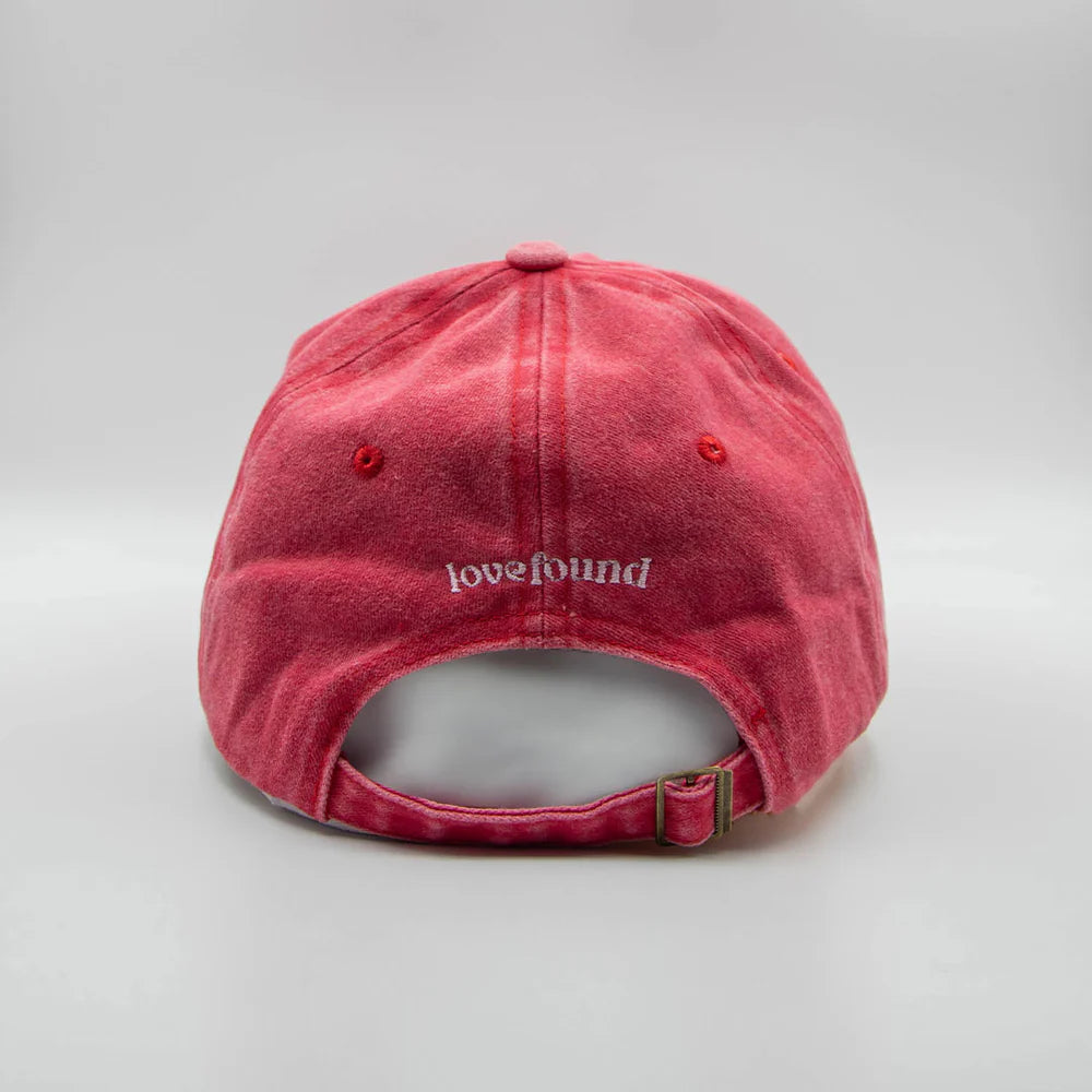 Lovefound Slogan Cap with "Spicy Marg" embroidered front, casual adjustable baseball cap for sun protection and style.