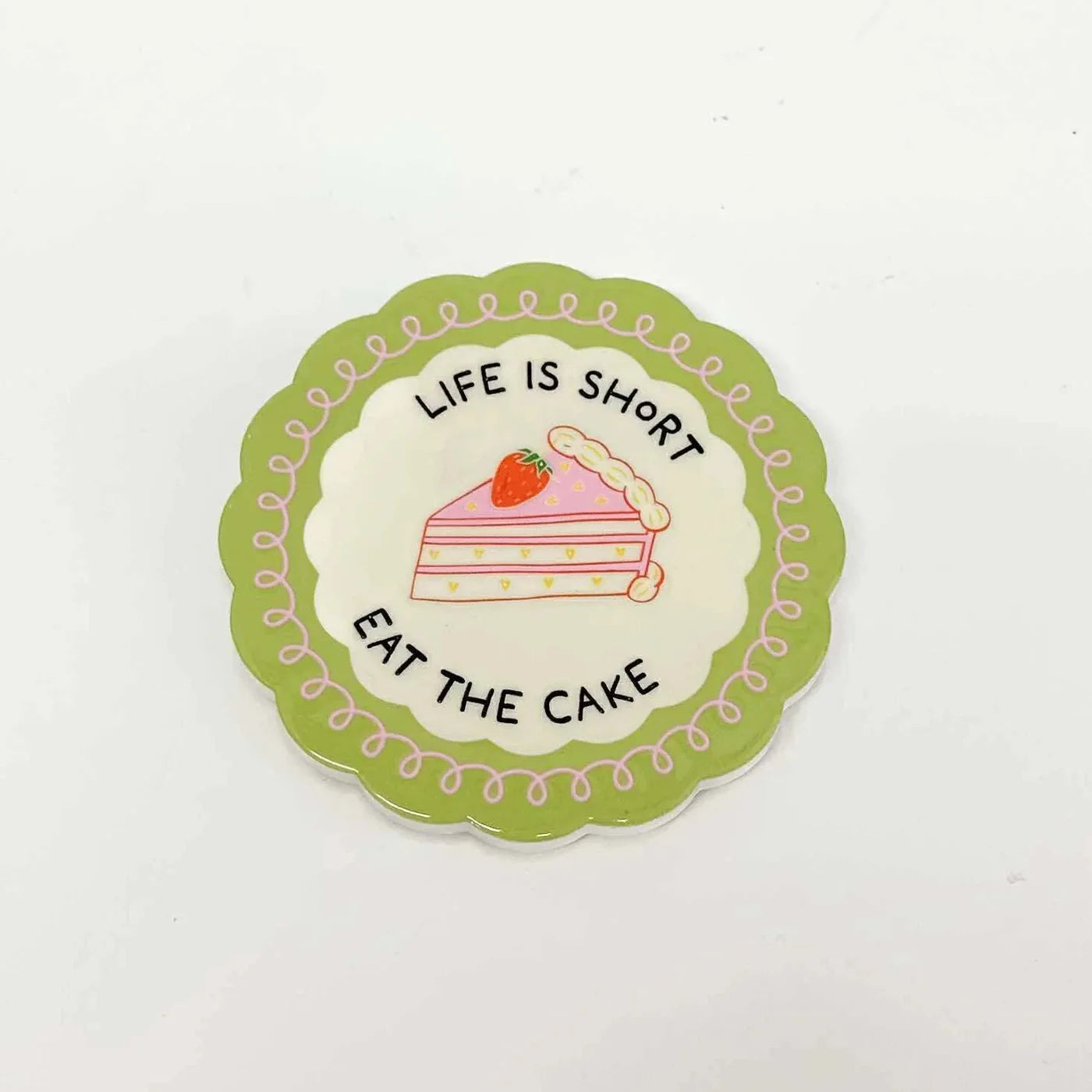 Coast to Coast Proverb ceramic coasters featuring colorful, inspirational quote designs on a smooth ceramic surface.