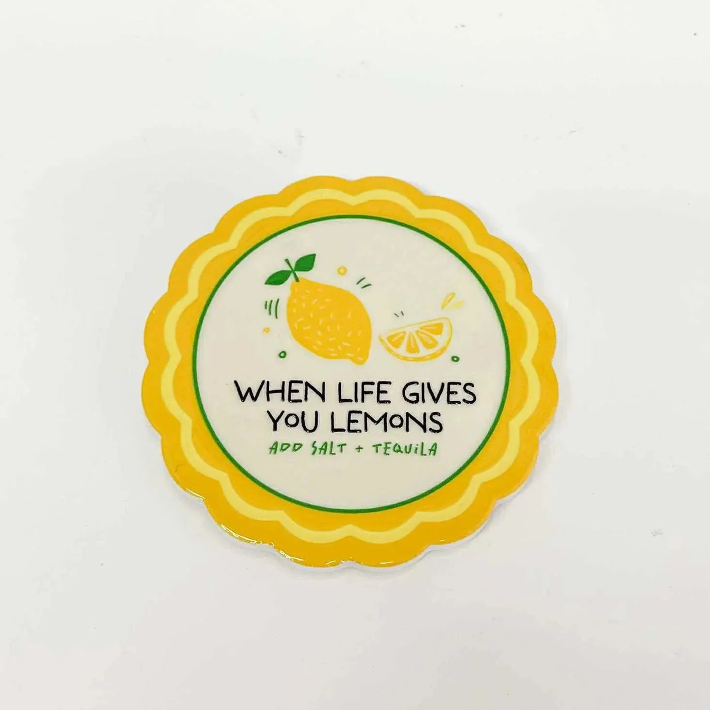 Coast to Coast Proverb ceramic coasters set with printed inspirational sayings on white ceramic surfaces.