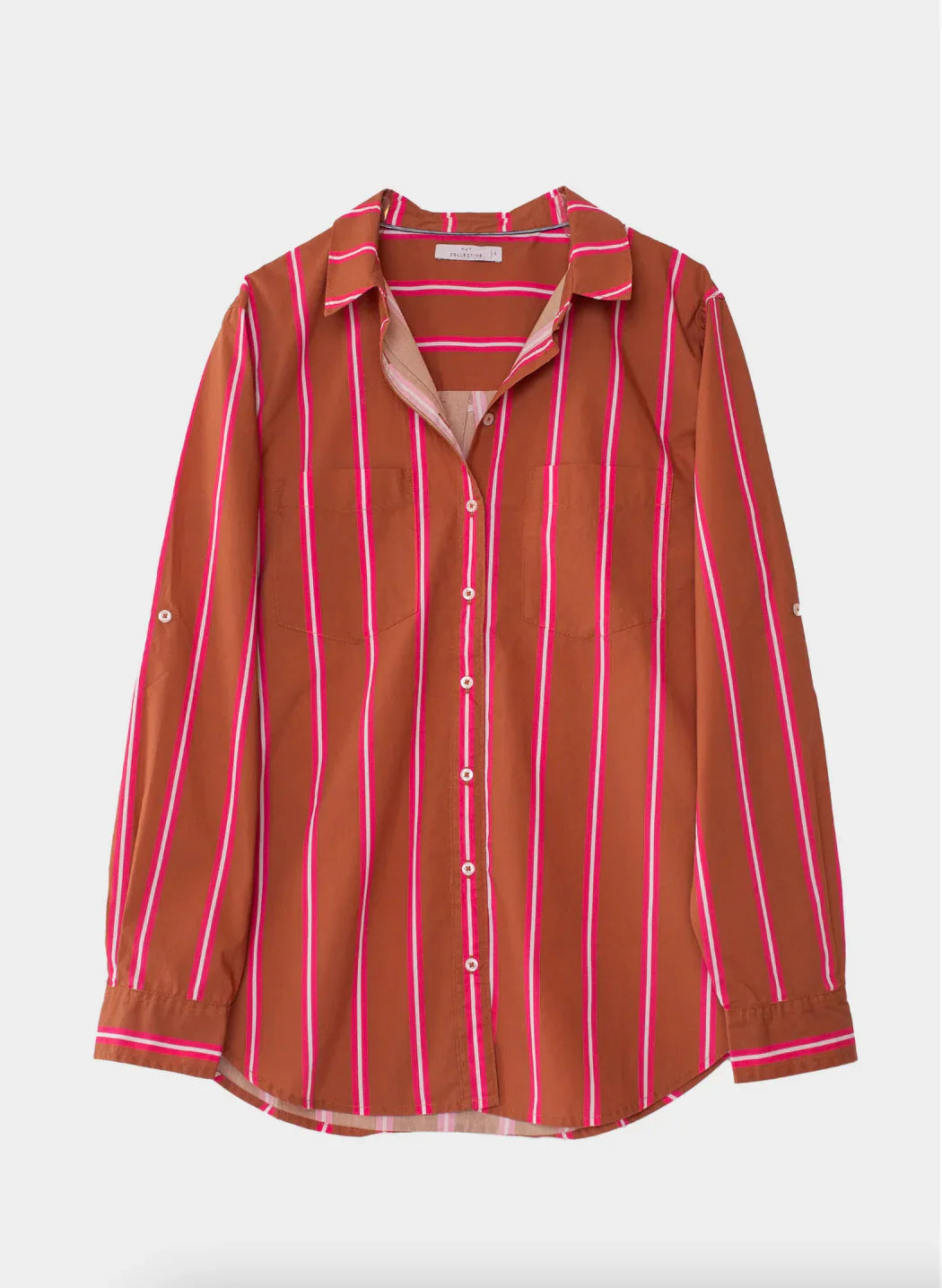 Boyfriend Cotton Poplin Shirt - Stripe Me Lucky