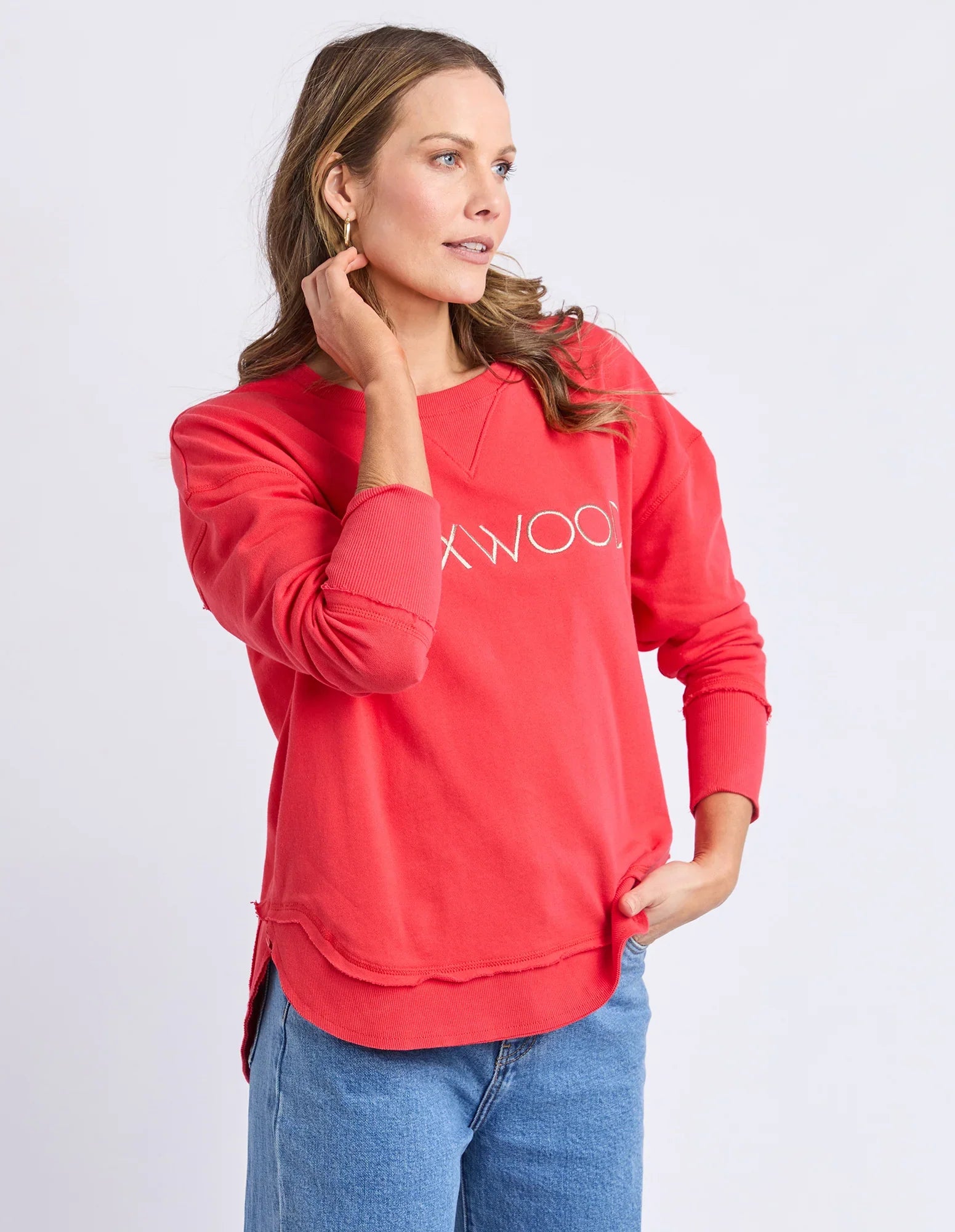Simplified Metallic Crew in Red
