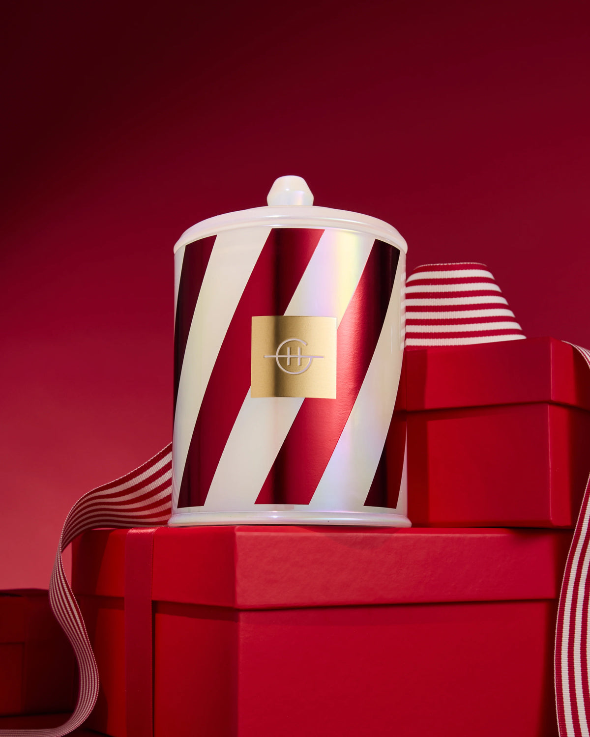 Glasshouse NAUGHTY & NICE Handful of Candy Canes - 380g Scented Candle