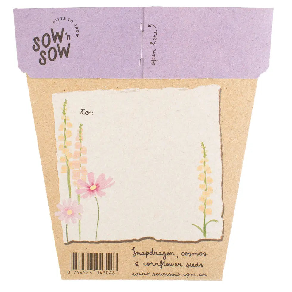 Happy Birthday Picnic Gift of Seeds