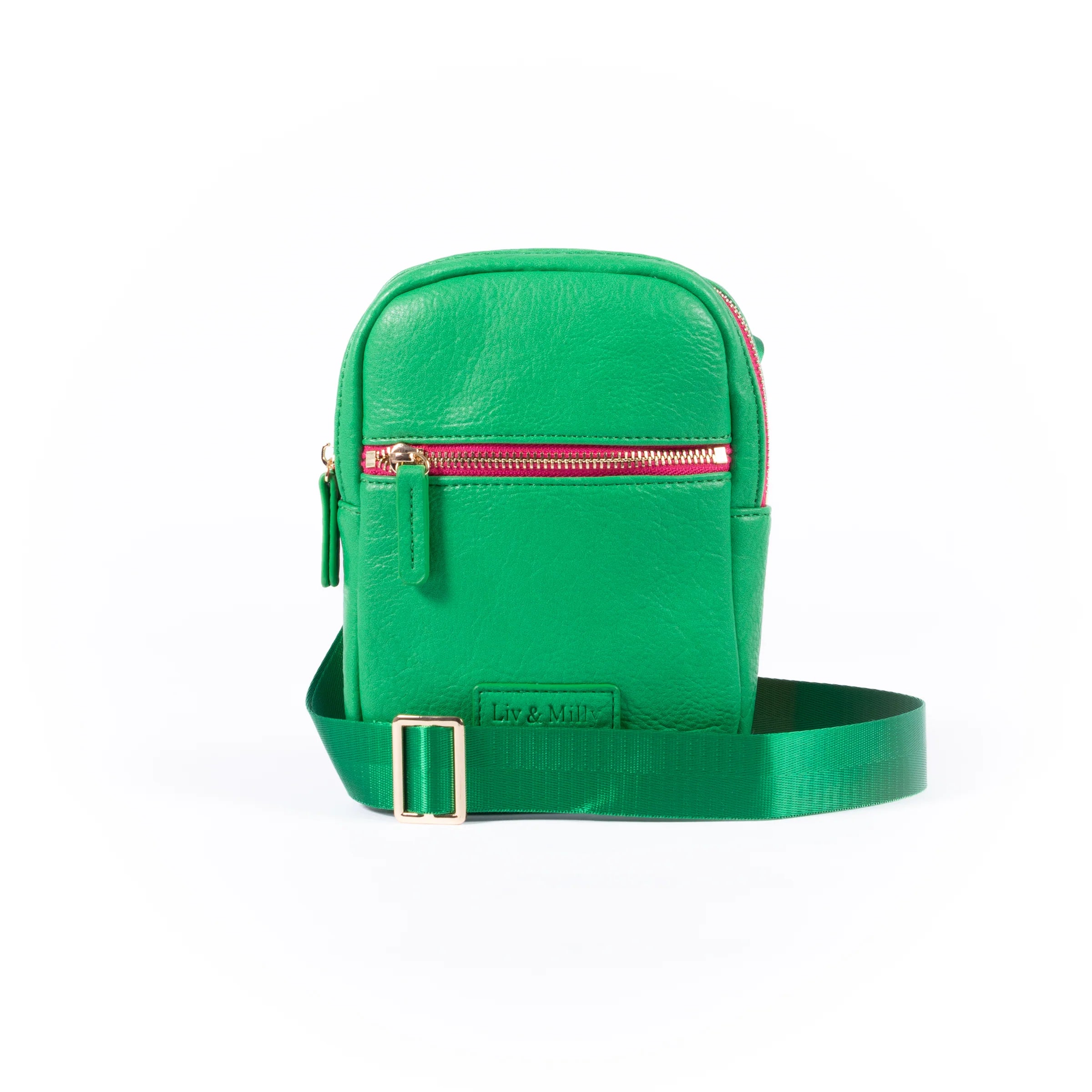 Brooklyn Green Crossbody Bag