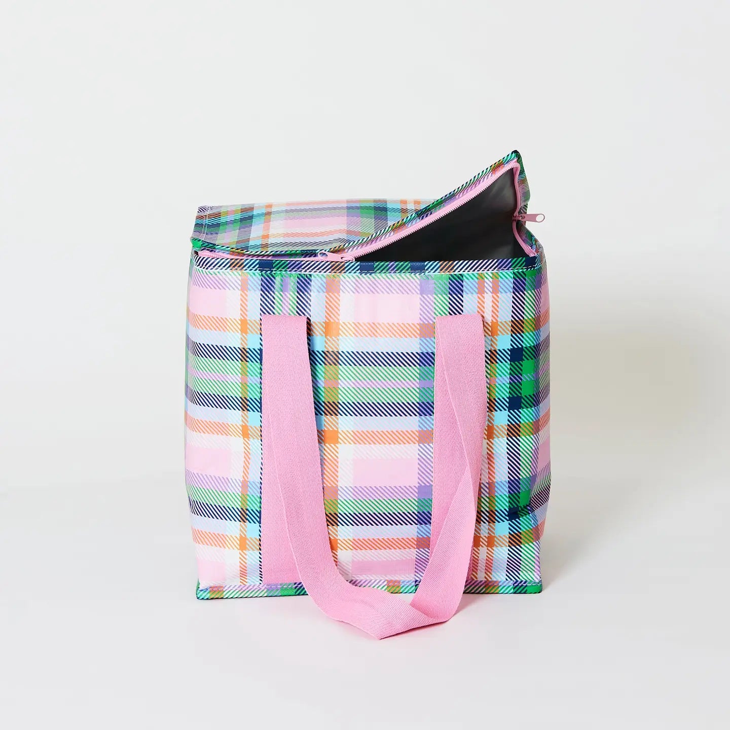 Plaid Insulated Tote