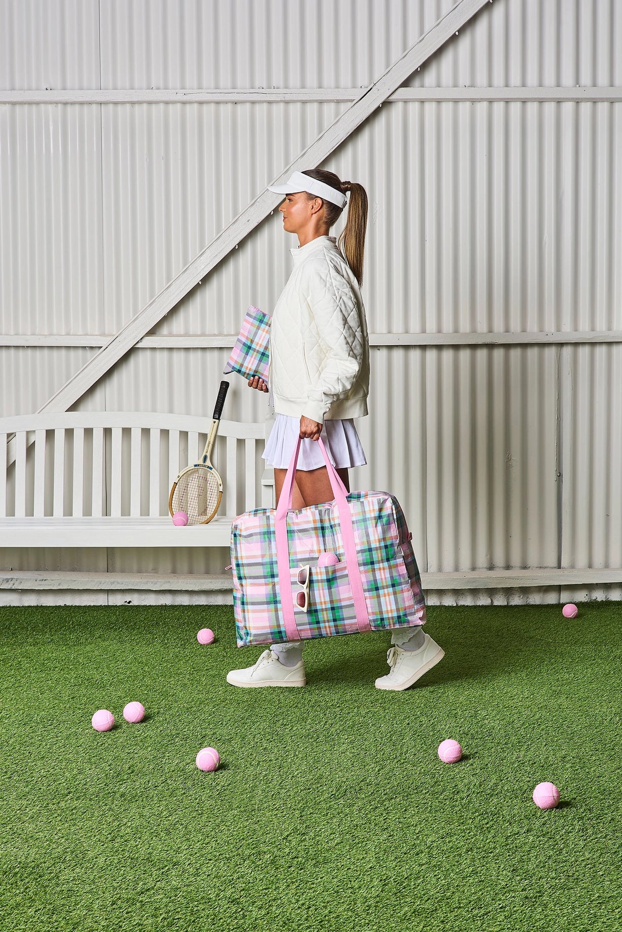 Plaid Overnight Bag