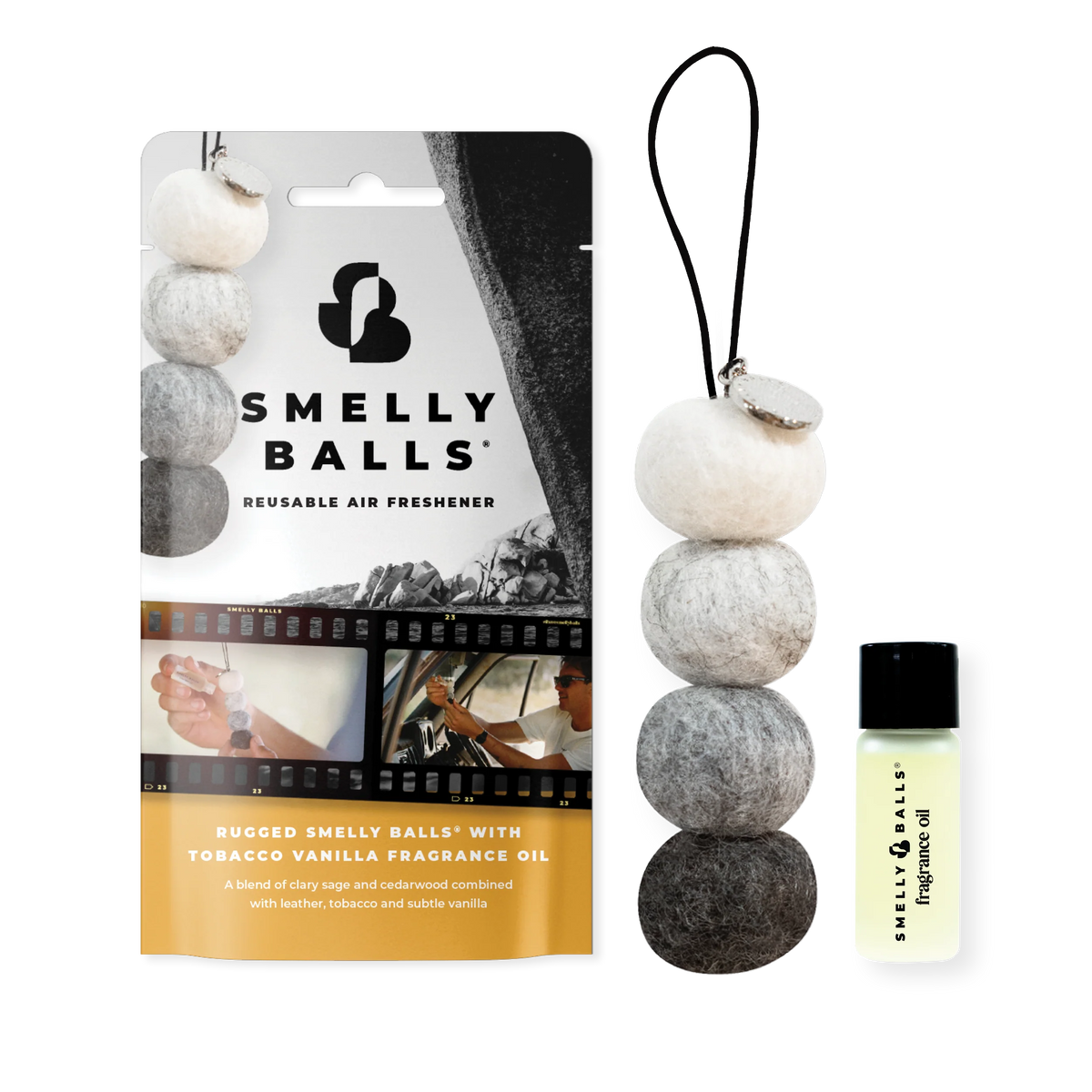 Rugged Smelly Balls With Tobacco Vanilla Fragrance
