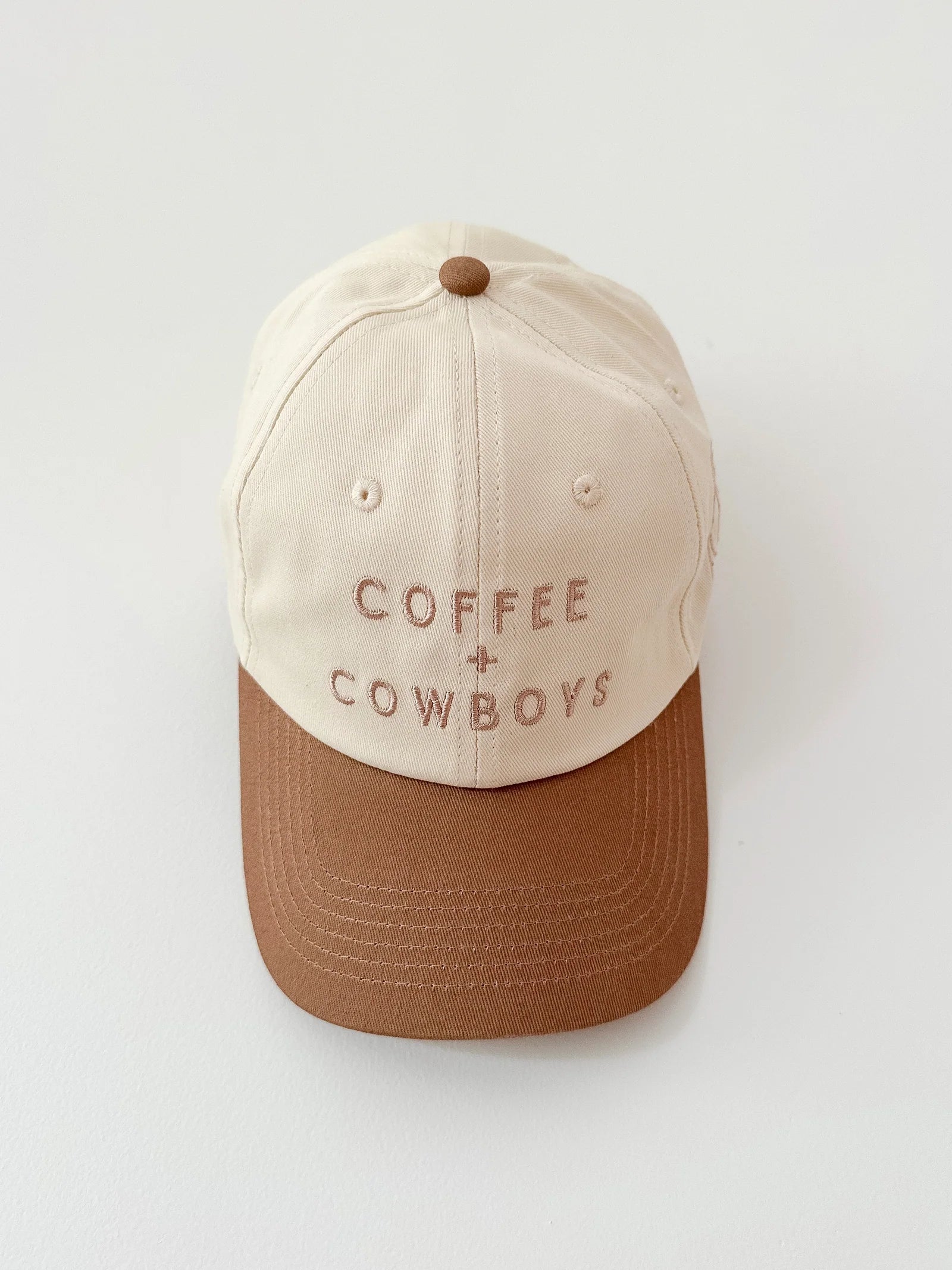 Coffee + cowboys cap