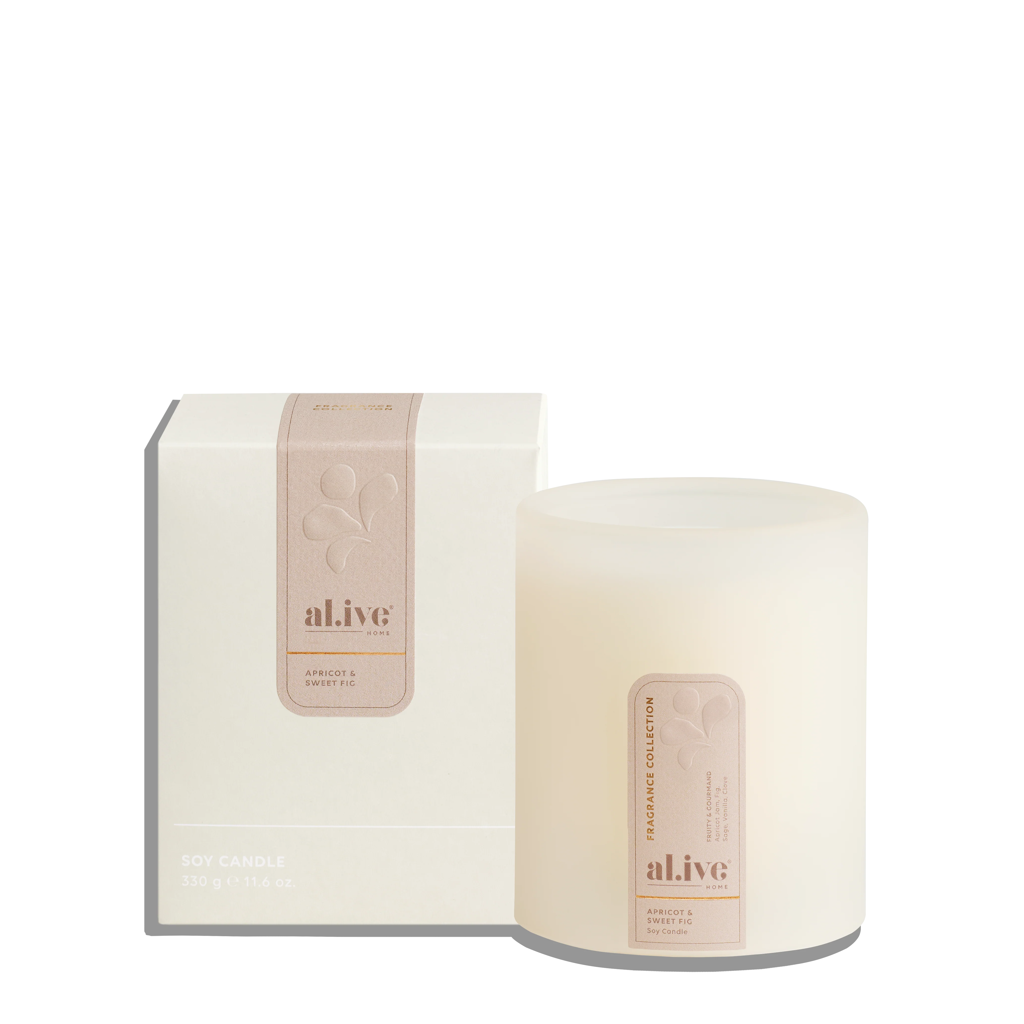 Soy Candle - Apricot & Sweet Fig