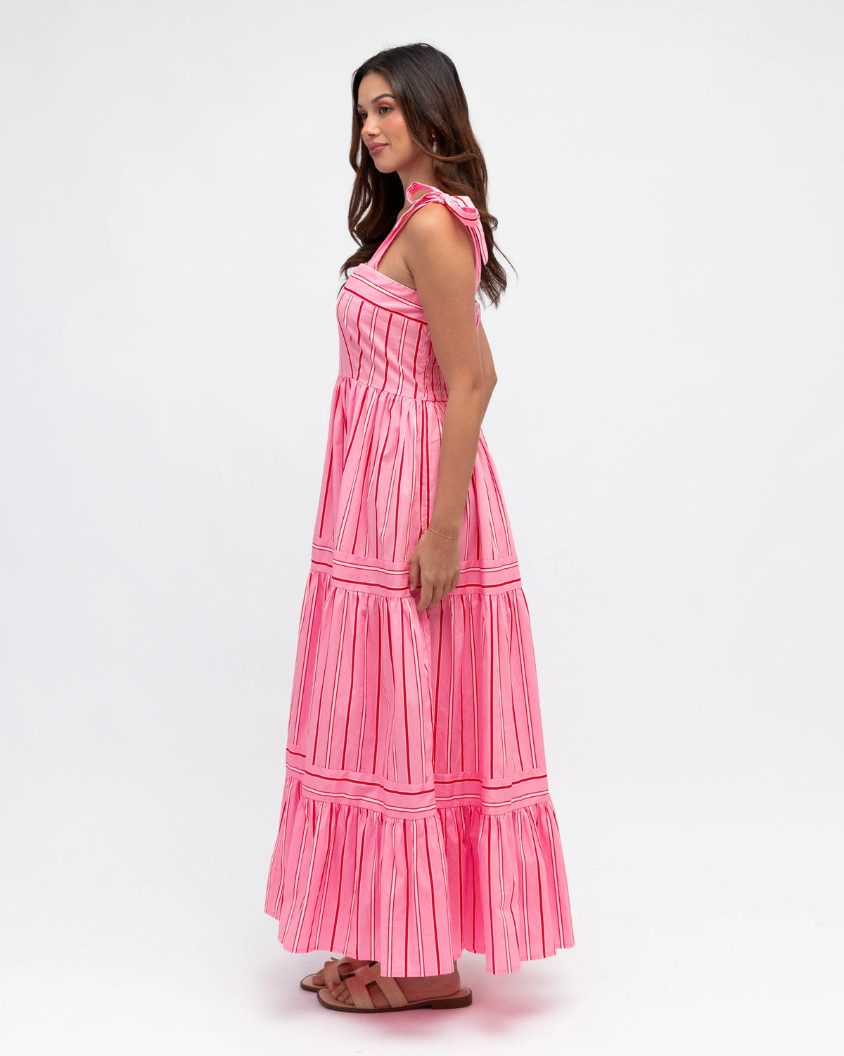 Sicily Stripe maxi Dress