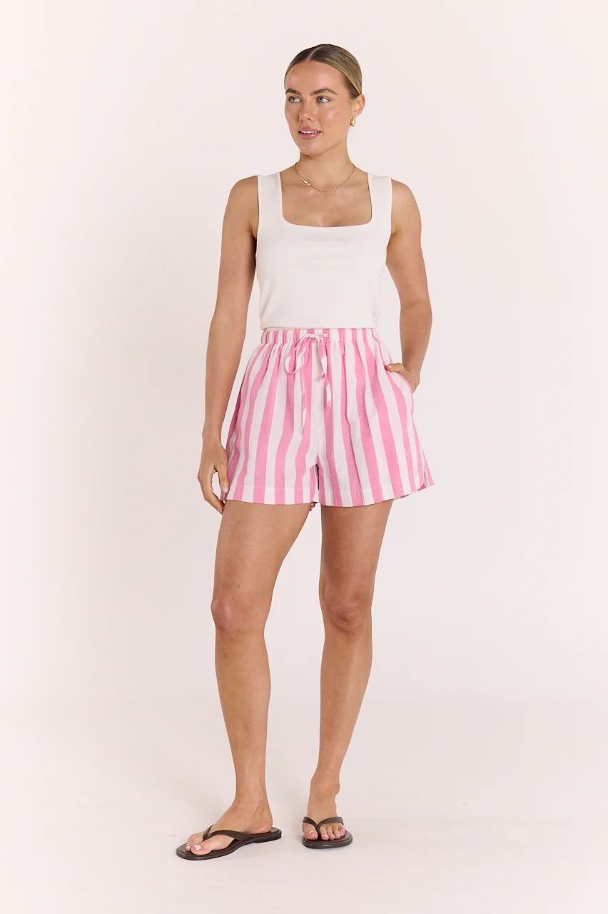 Leah Short - Pink Stripe