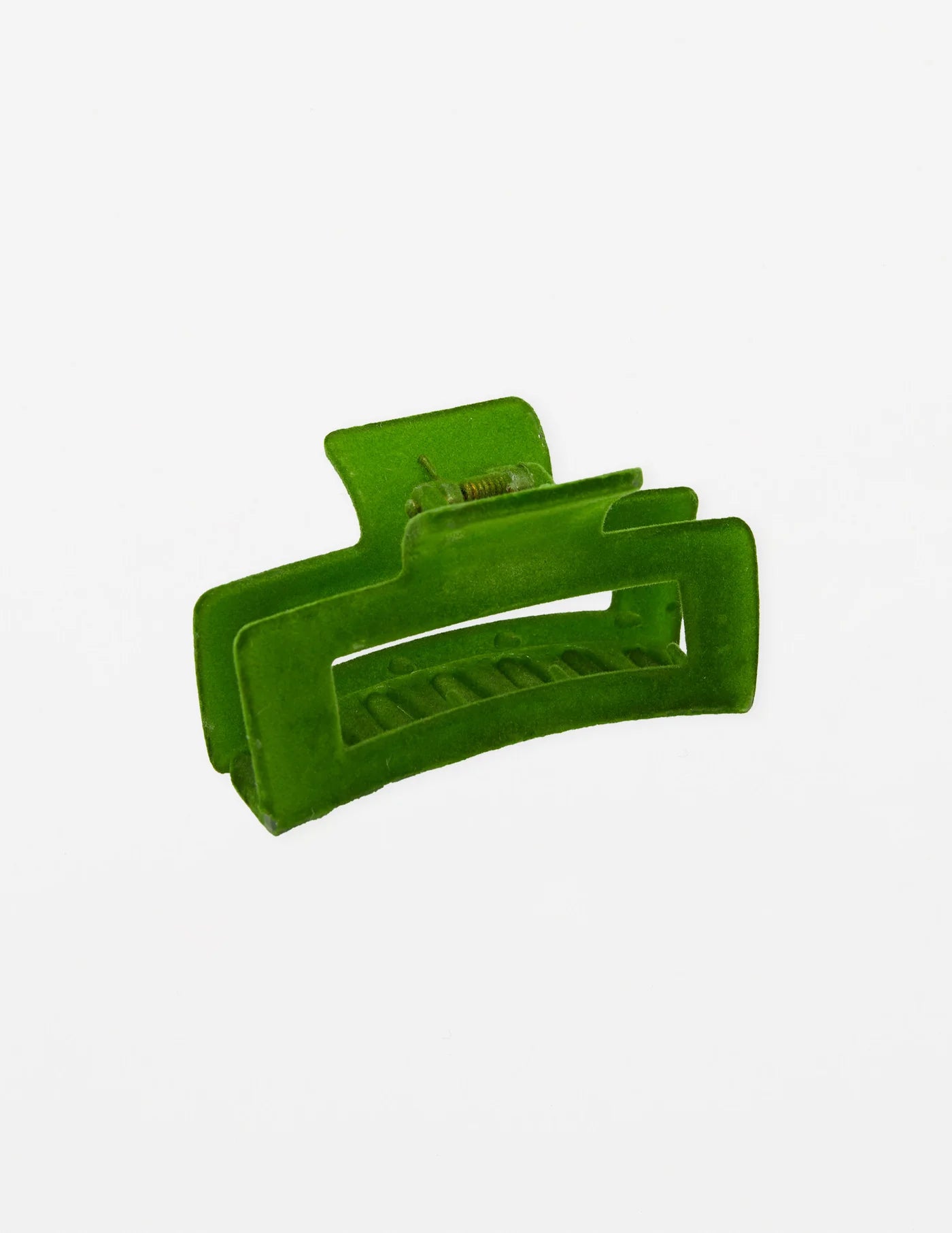 Hair Grip Velvet - Kermit Green