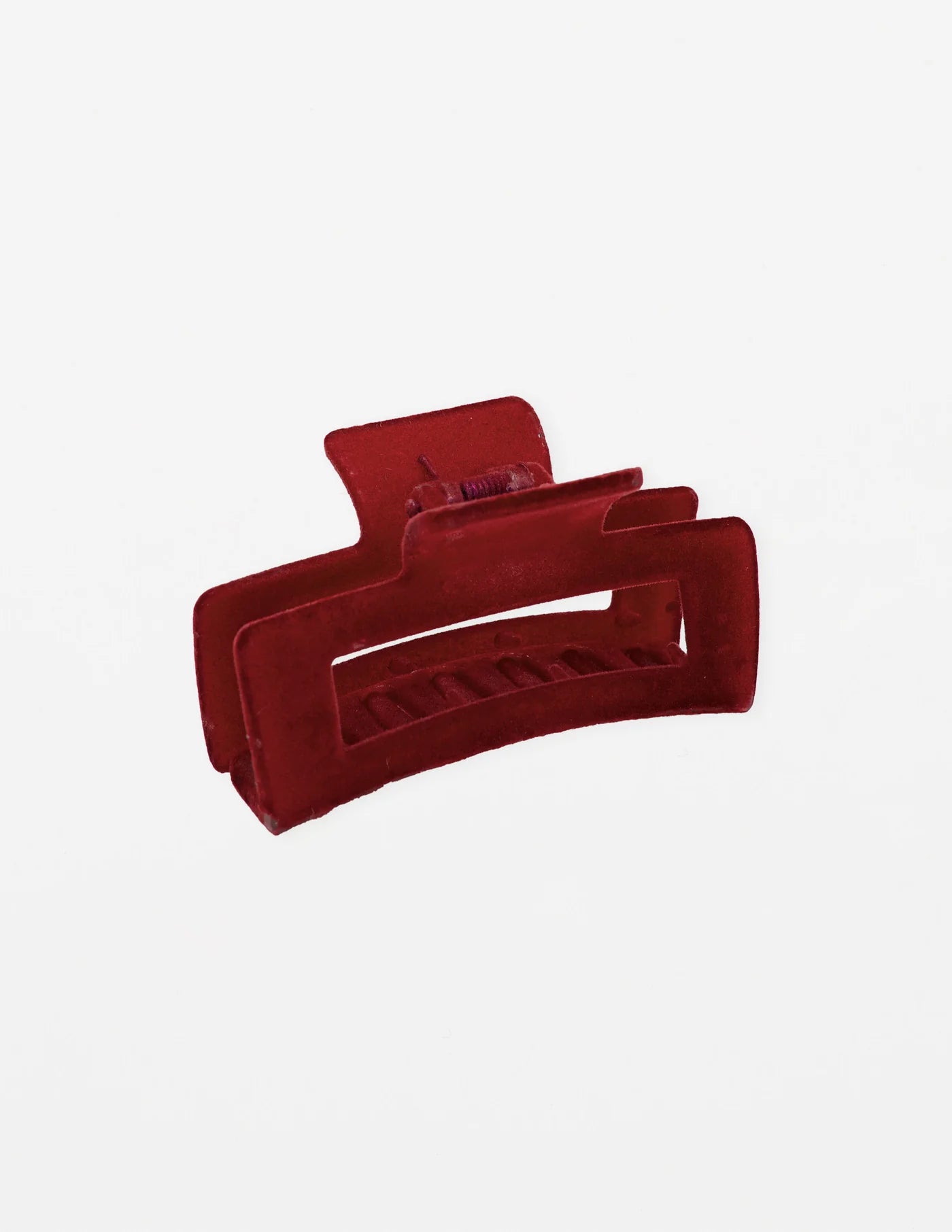 Hair Grip Velvet - Ruby