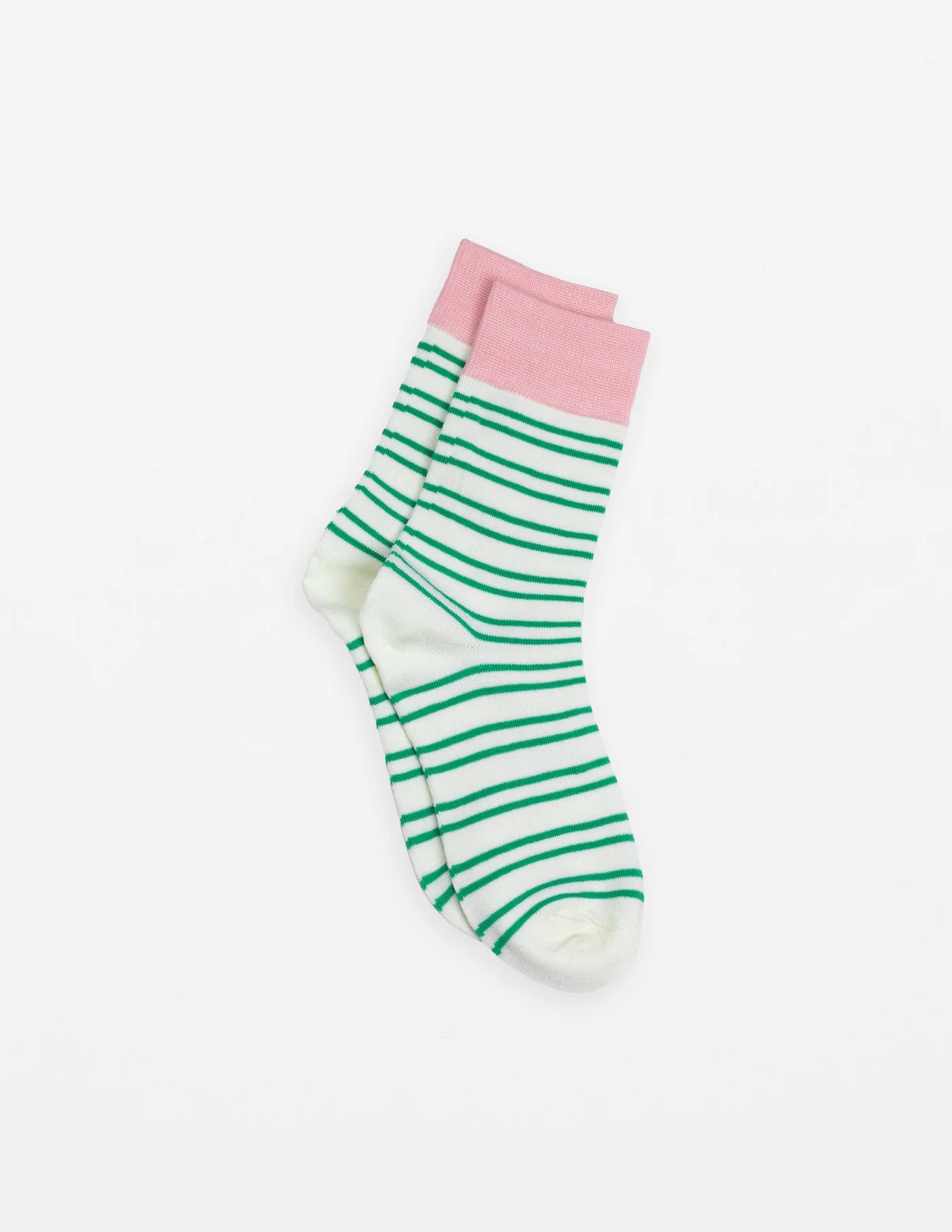 Sock Stripes - Green and White