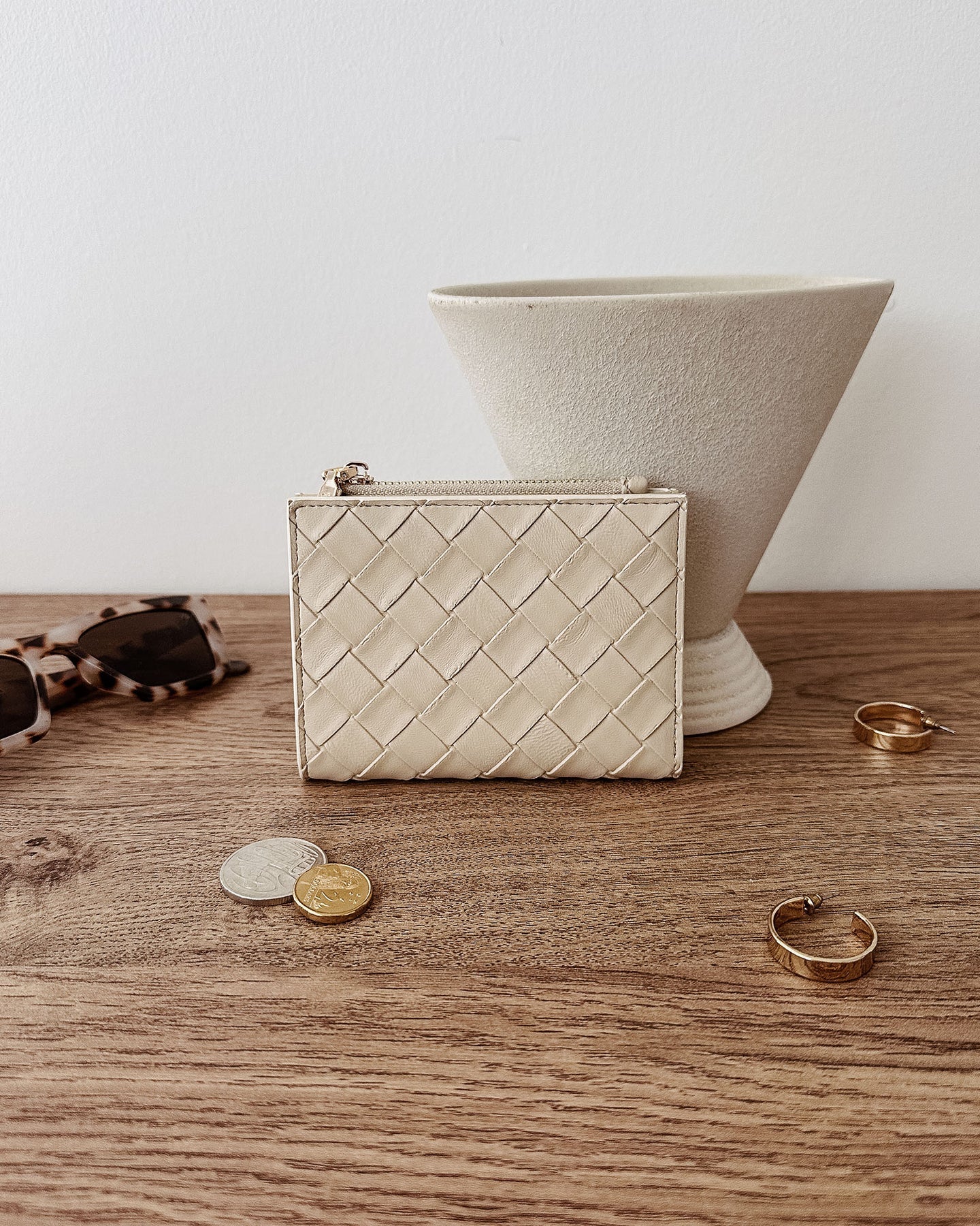 Lily Wallet - Woven Malt