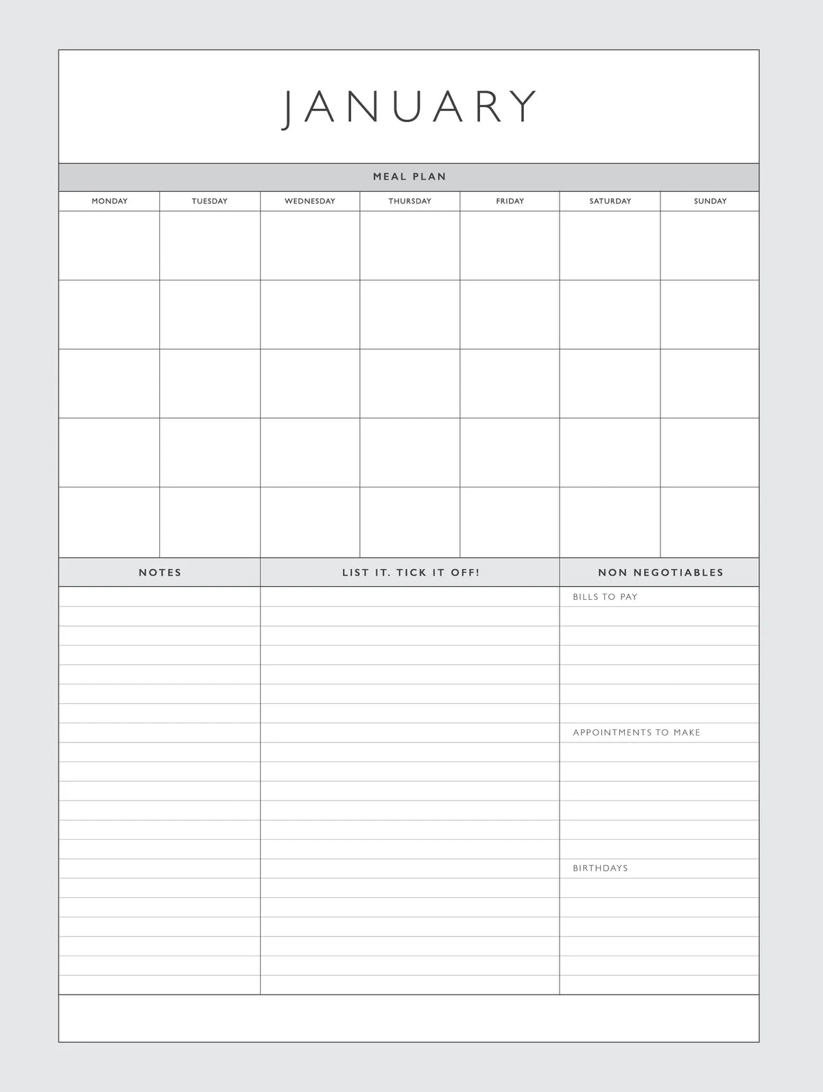 2026 HOME HUSTLE PLANNER