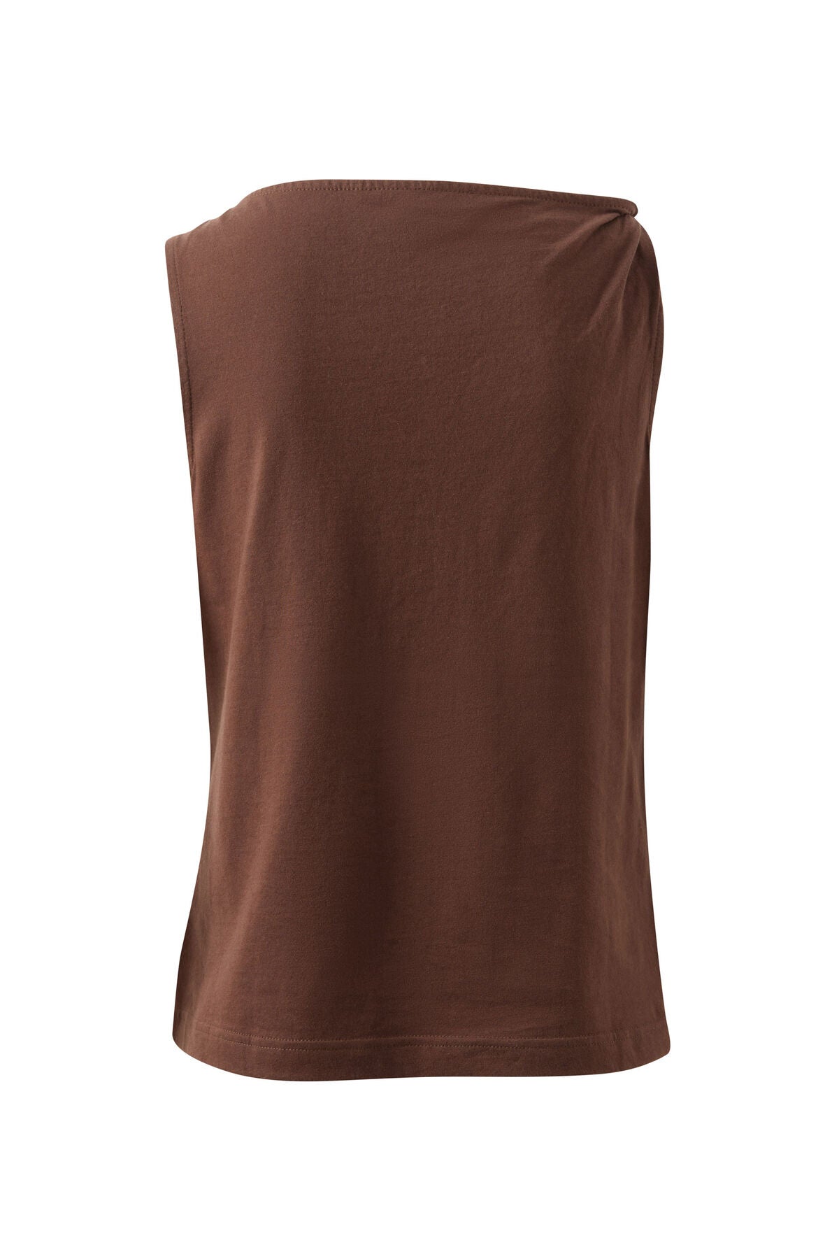 Tahlia Twist Strap Tank - Chocolate
