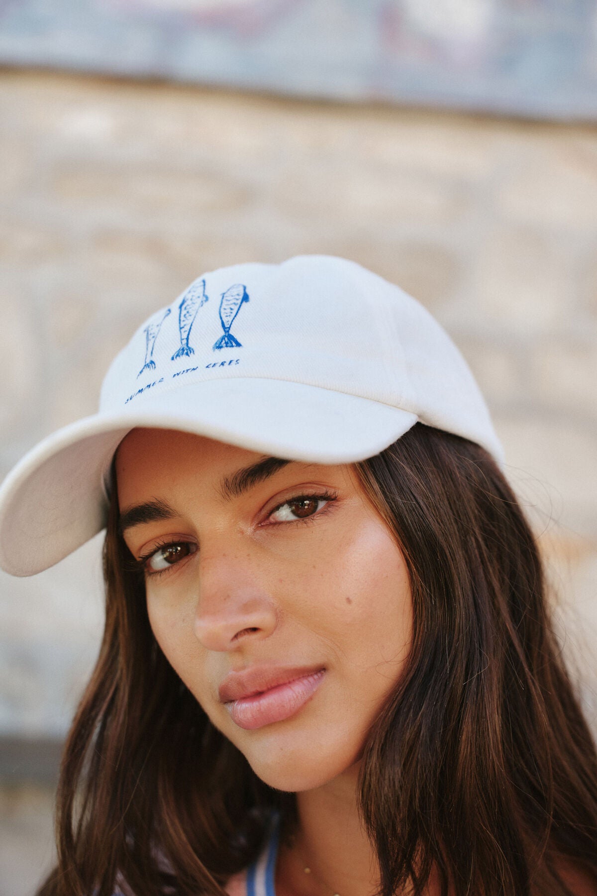 Pip Everyday Cap - White/Summer Fish