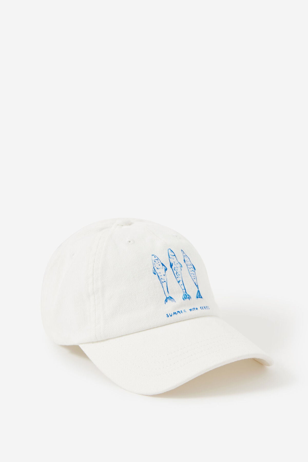 Pip Everyday Cap - White/Summer Fish