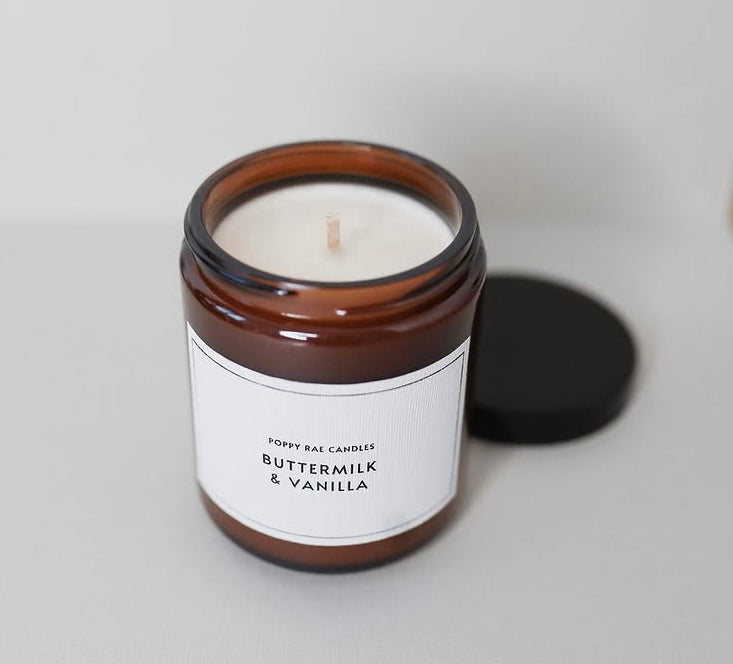 Butter Milk & Vanilla 250g candle