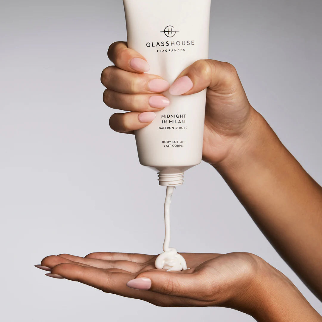 MIDNIGHT IN MILAN - SAFFRON & ROSE 200mL Body Lotion