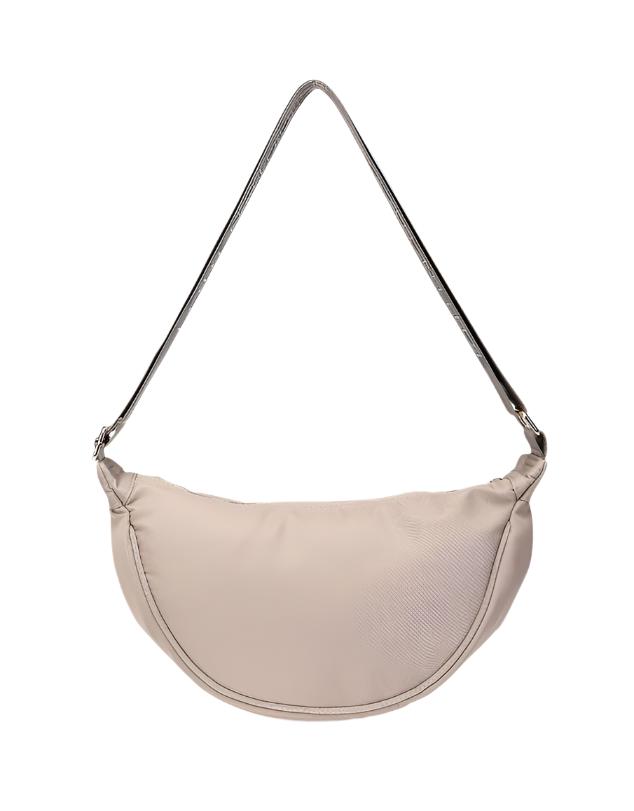 Sylvia Nylon Crossbody Bag - Beige