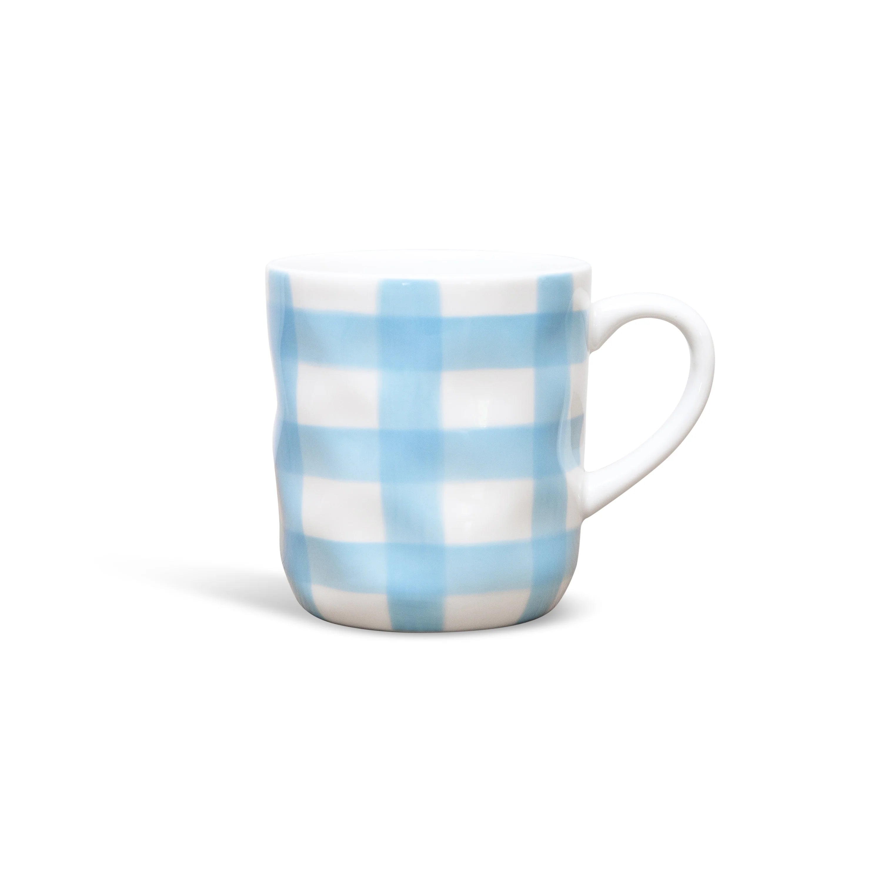 Mug - Cornflower Blue Gingham
