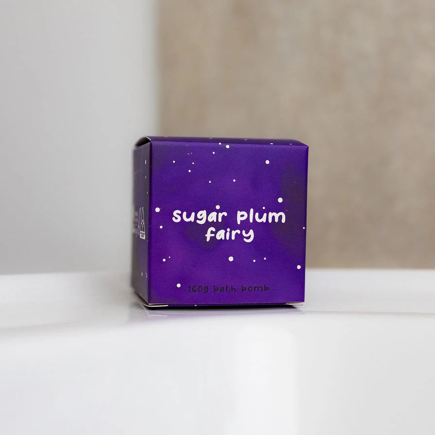 Sugar plum bath bomb