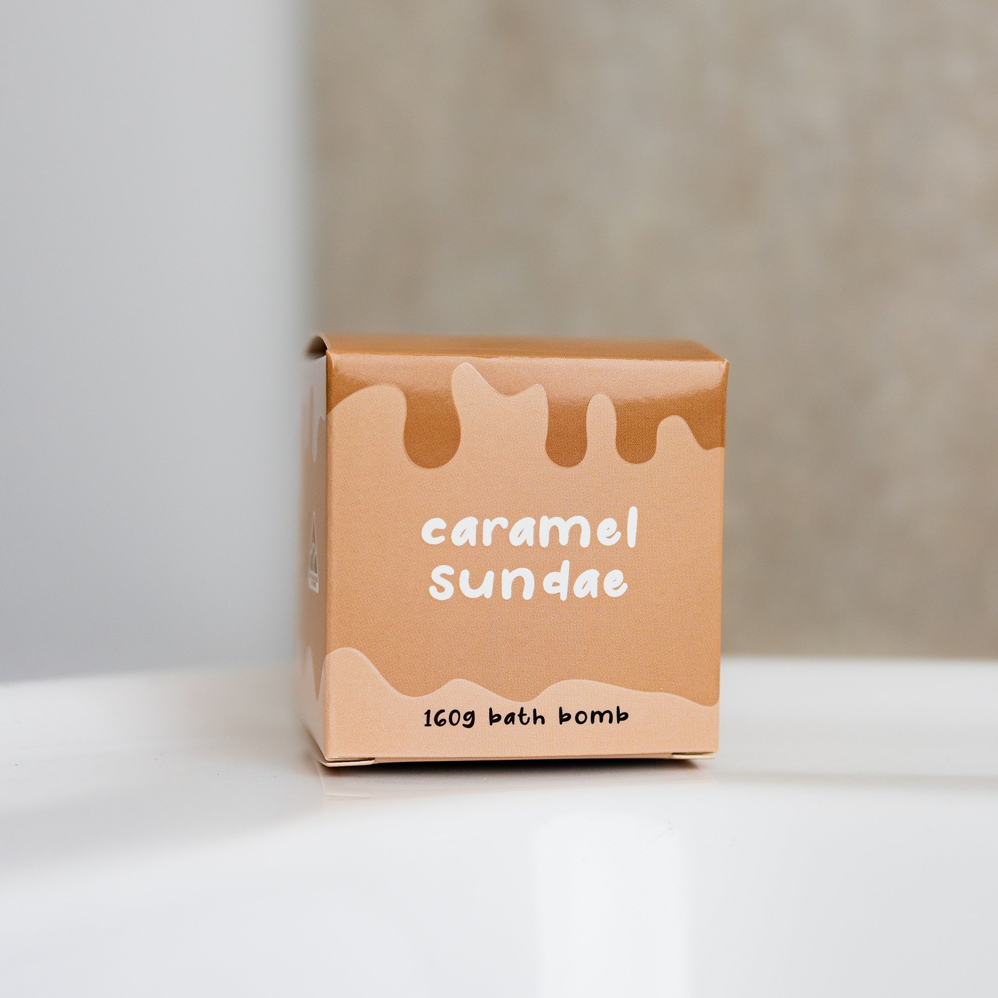 Caramel sundae bath bomb