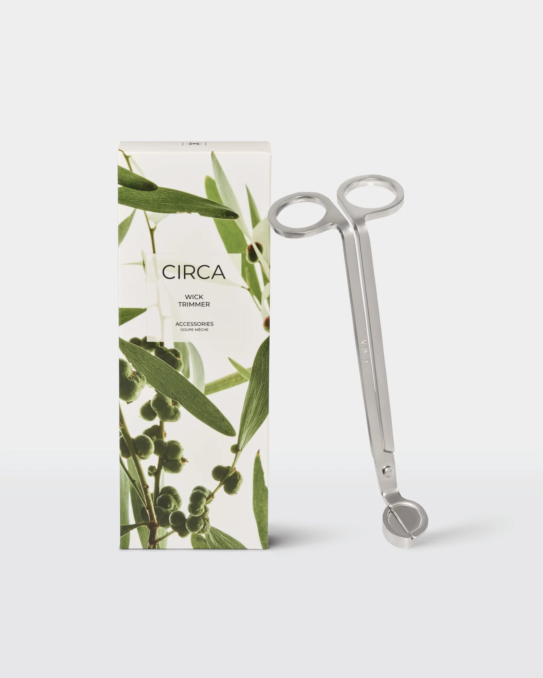 CIrca WICK TRIMMERS accessory showing precision trimming tool with stainless steel blades and ergonomic handle.