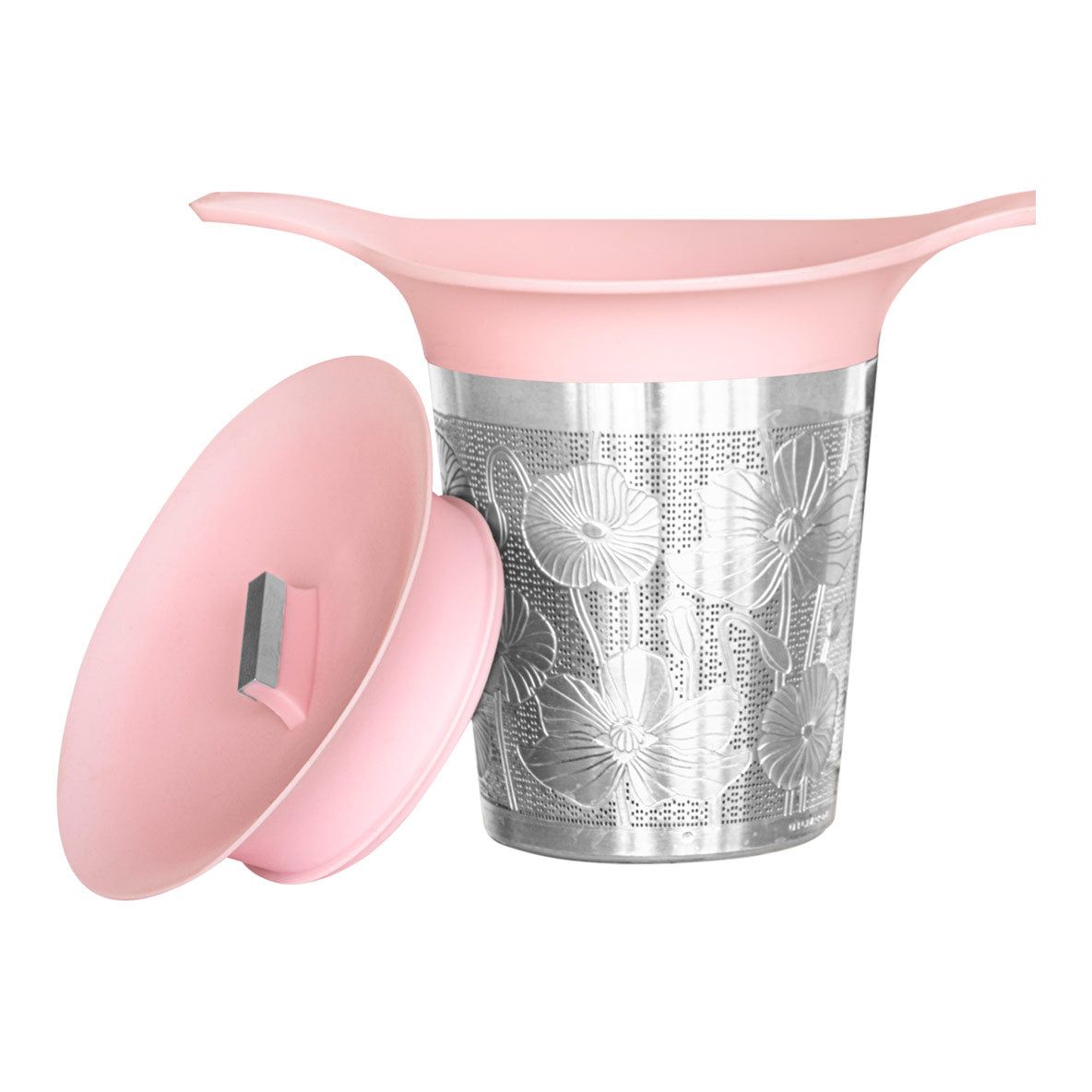 Tea basket infuser - pink