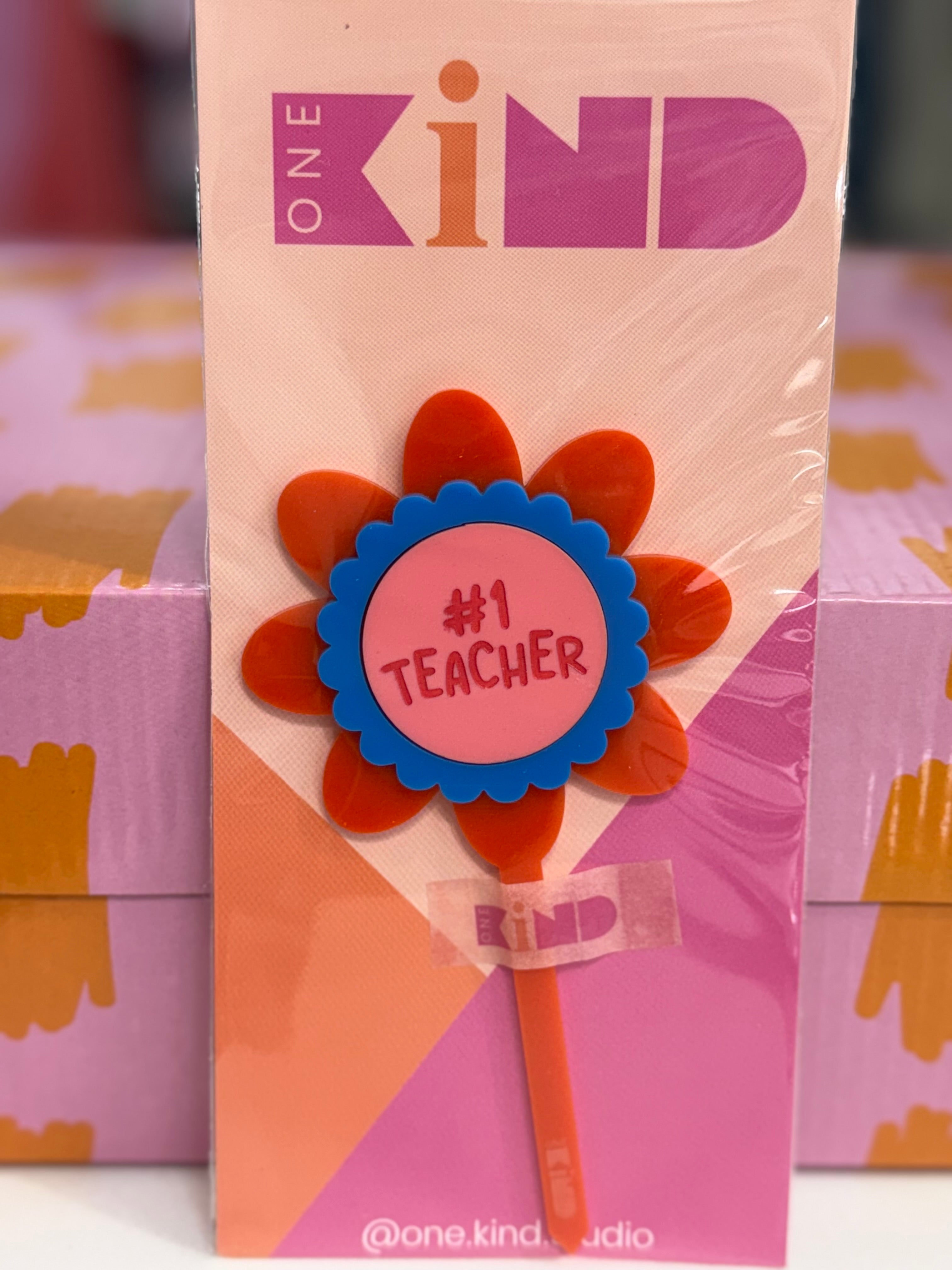 #1 teacher plant stake