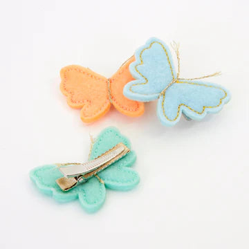 Felt Butterfly Clips