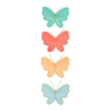 Felt Butterfly Clips