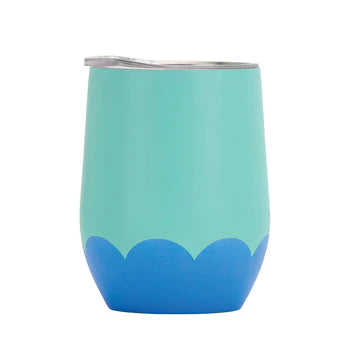 Wine tumbler - Aqua/blue