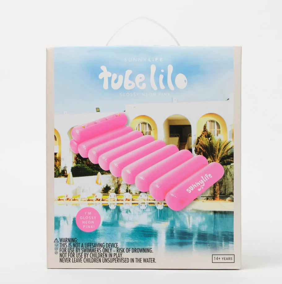 Tube Lilo Neon Pink