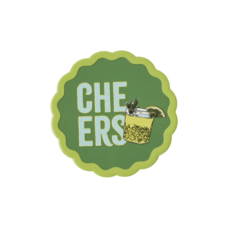 Gimlet Ceramic Coaster – Assorted Gin-Inspired Designs | 10cm