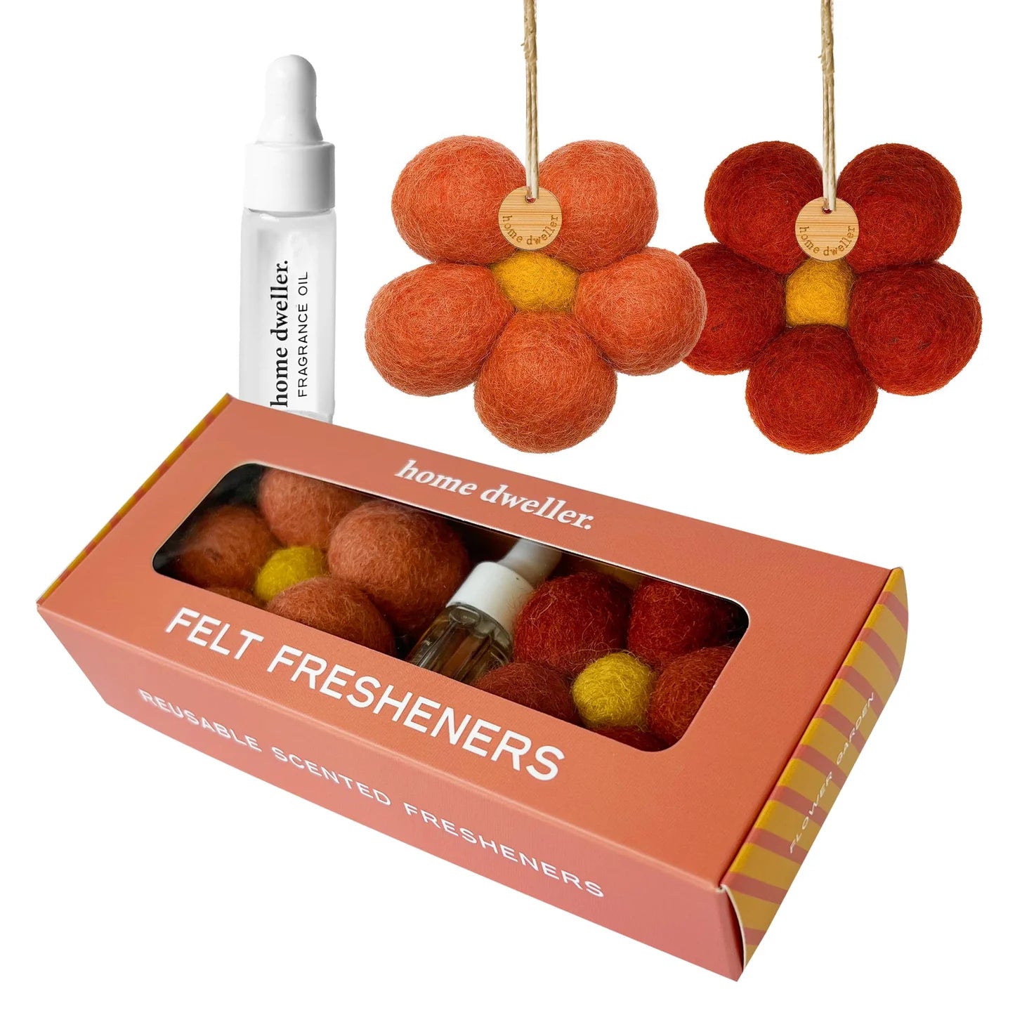 Home dweller Felt Fresheners - Flower Garden