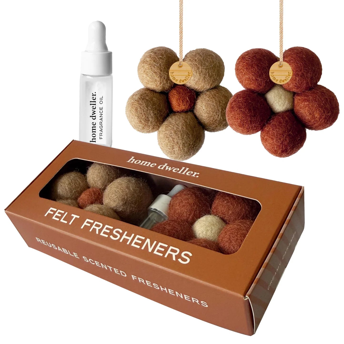 Home dweller Felt Fresheners - Creamy Caramel *NEW*