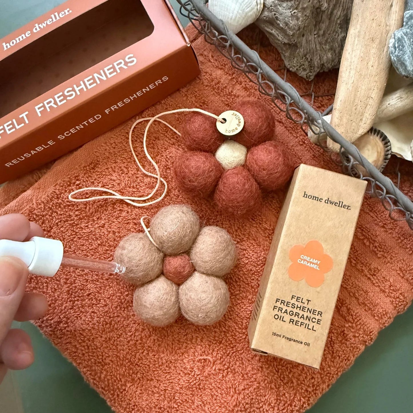 Home dweller Felt Fresheners - Creamy Caramel *NEW*