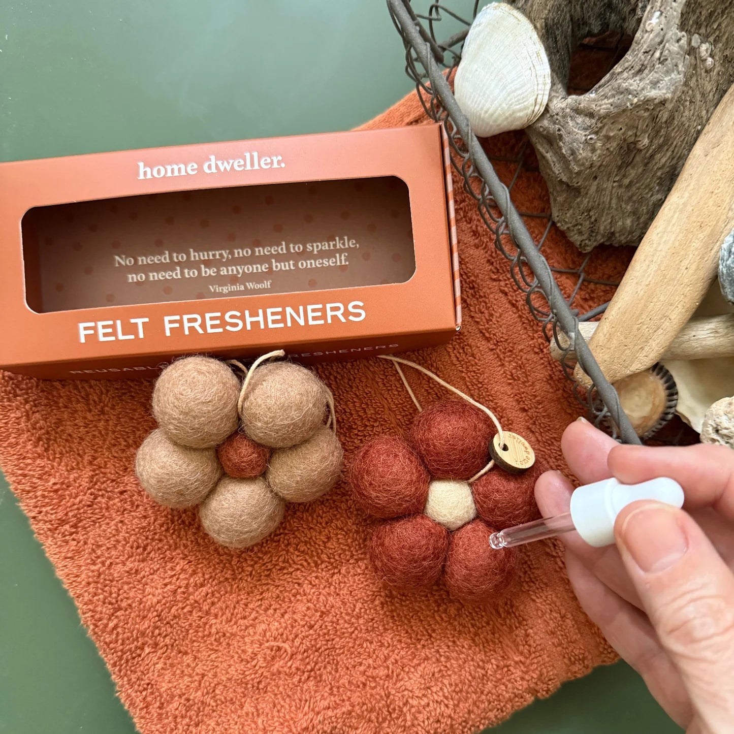 Home dweller Felt Fresheners - Creamy Caramel *NEW*