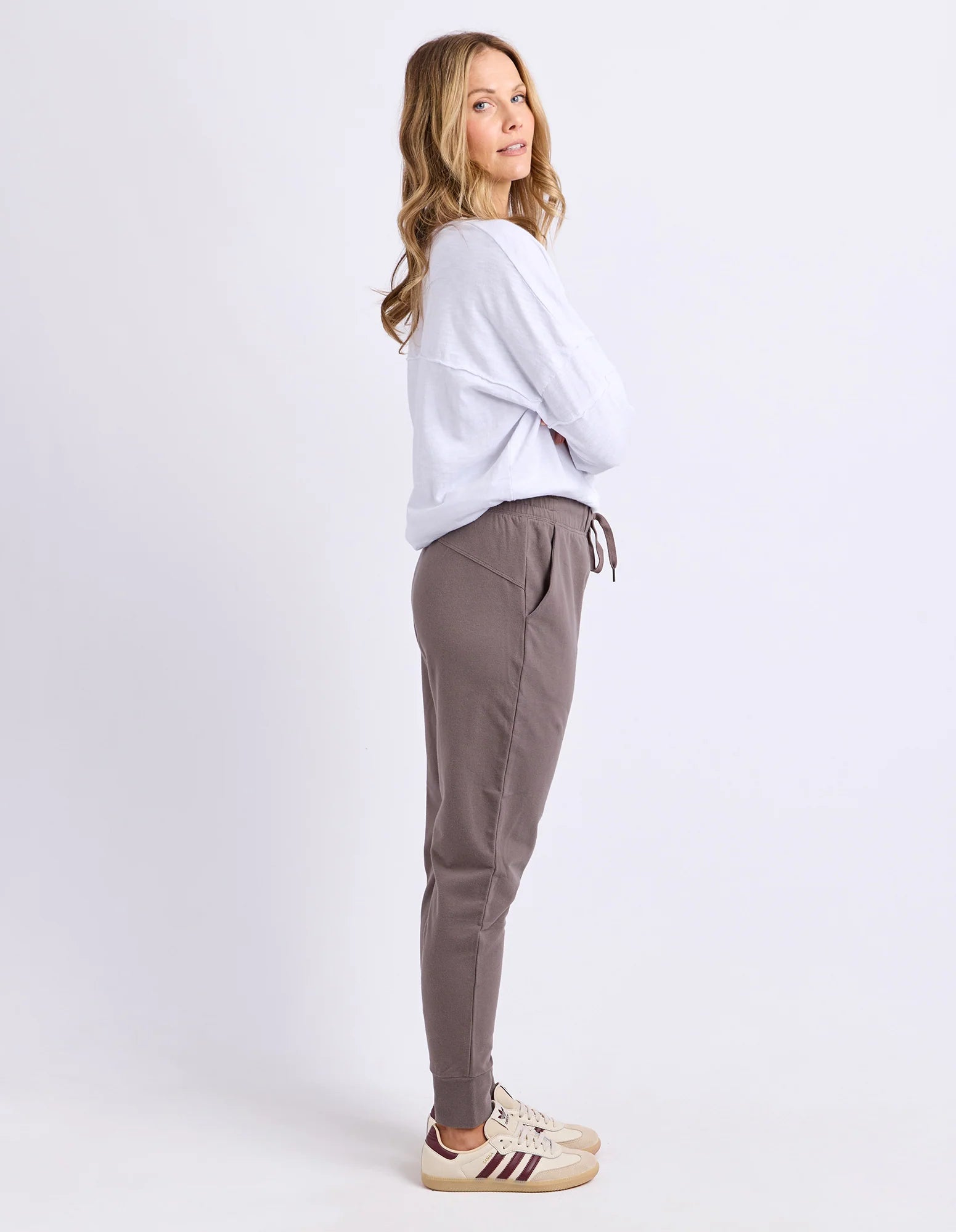 Foxwood Lazy Days Pant Stone Grey