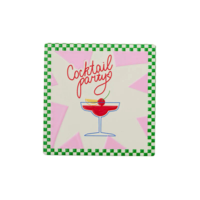 Cocktail Ceramic Coaster – Assorted Designs