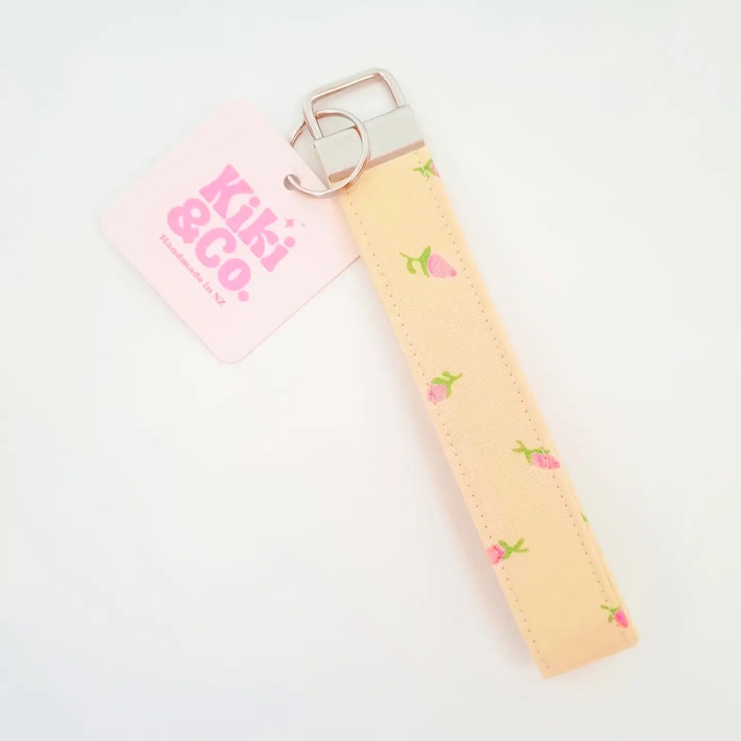 Kiki & Co Keychain - Wristlet Rose Bud